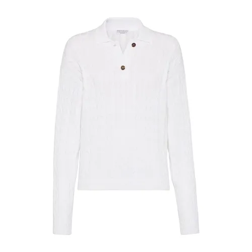 Knitwear > V-neck Knitwear - - Brunello Cucinelli - Modalova