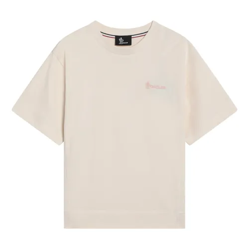 Moncler - Tops > T-Shirts - Beige - Moncler - Modalova