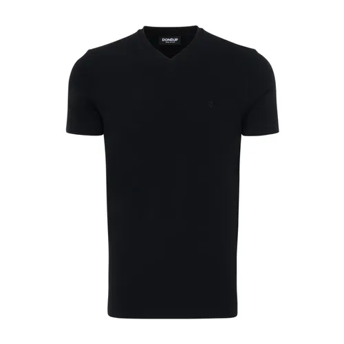 Dondup - Tops > T-Shirts - Black - Dondup - Modalova
