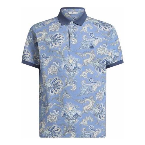 Etro - Tops > Polo Shirts - Blue - Etro - Modalova