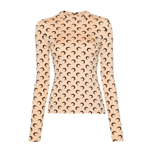 Tops > Long Sleeve Tops - - Marine Serre - Modalova
