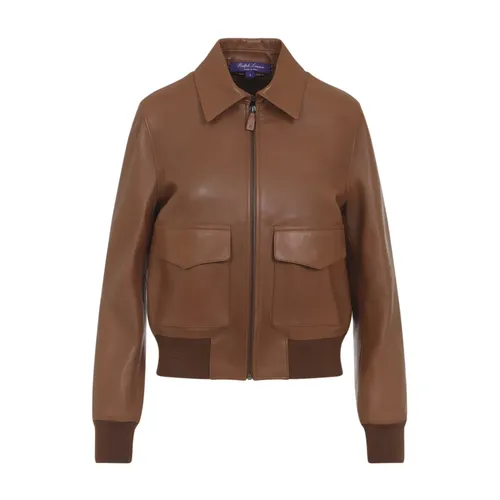 Jackets > Leather Jackets - - Ralph Lauren - Modalova