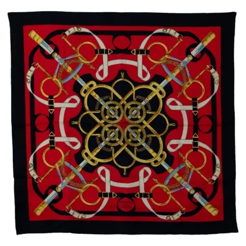 Pre-owned > Pre-owned Accessories > Pre-owned Scarves - - Hermès Vintage - Modalova