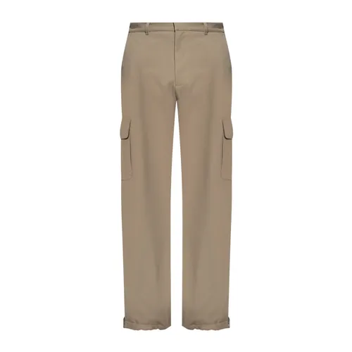 Trousers > Straight Trousers - - Off White - Modalova