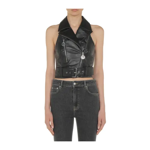 Tops > Sleeveless Tops - - Moschino - Modalova