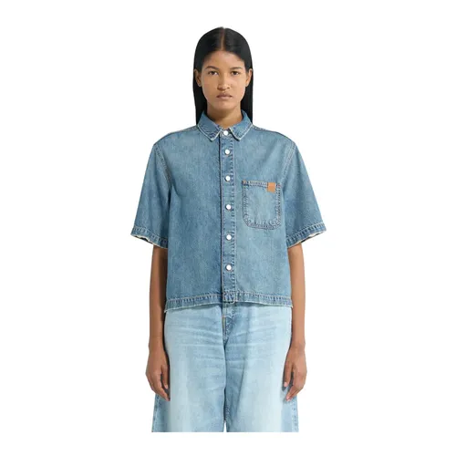 Blouses & Shirts > Denim Shirts - - Haikure - Modalova