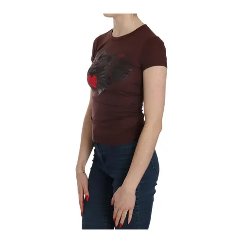 Exte - Tops > T-Shirts - Brown - Exte - Modalova