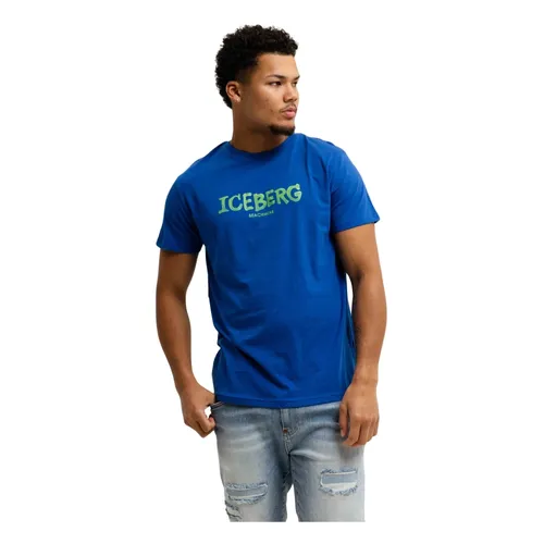 Iceberg - Tops > T-Shirts - Blue - Iceberg - Modalova