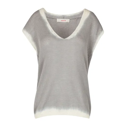 Knitwear > V-neck Knitwear - - Jucca - Modalova