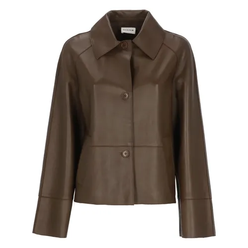 Jackets > Leather Jackets - - P.a.r.o.s.h. - Modalova