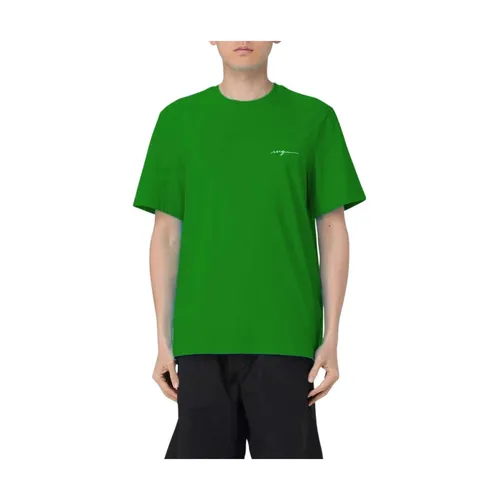 Msgm - Tops > T-Shirts - Green - Msgm - Modalova
