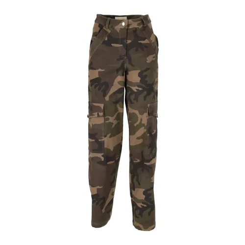 Trousers > Straight Trousers - - Kaos - Modalova