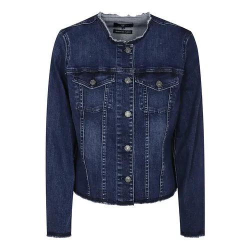 Jackets > Denim Jackets - - 7 For All Mankind - Modalova