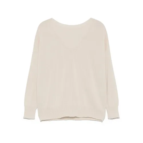 Knitwear > V-neck Knitwear - - Le Tricot Perugia - Modalova