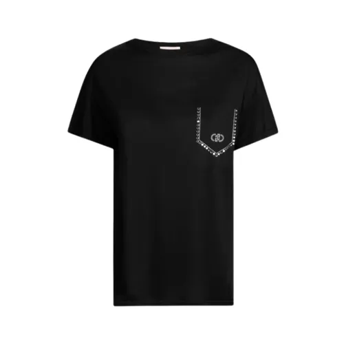 Liu Jo - Tops > T-Shirts - Black - Liu Jo - Modalova