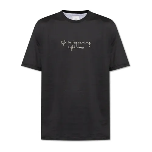 Tops > T-Shirts - - Eleventy - Modalova
