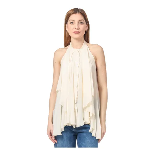 Tops > Sleeveless Tops - - Manila Grace - Modalova