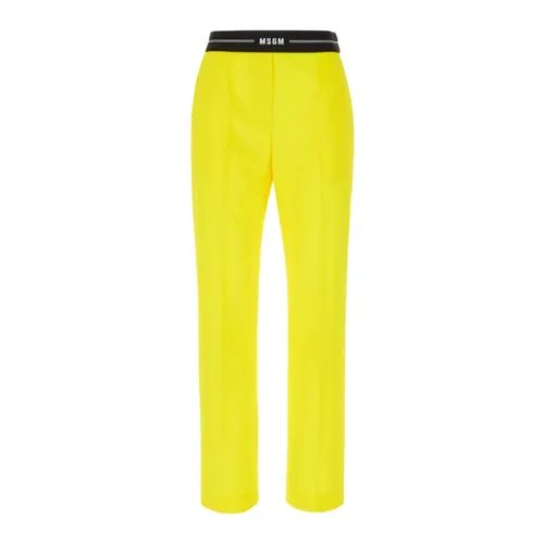 Trousers > Slim-fit Trousers - - Msgm - Modalova