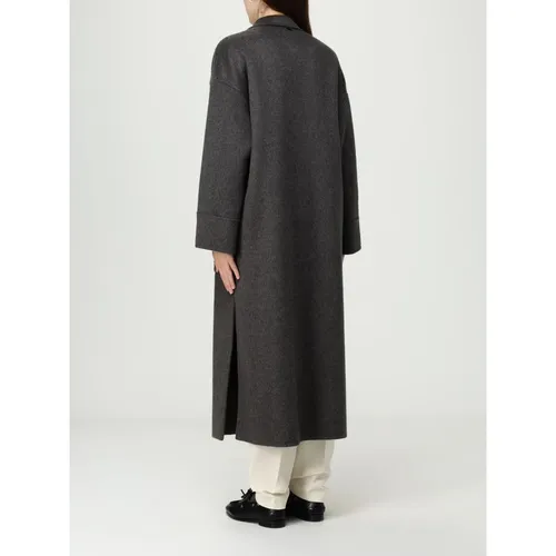 Coats > Double-Breasted Coats - - Agnona - Modalova