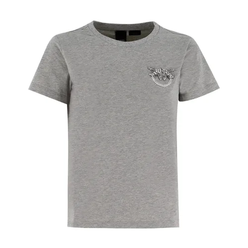 Pinko - Tops > T-Shirts - Gray - Pinko - Modalova
