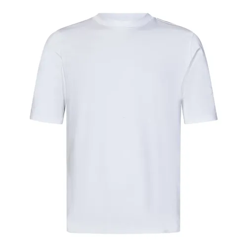 Malo - Tops > T-Shirts - White - Malo - Modalova