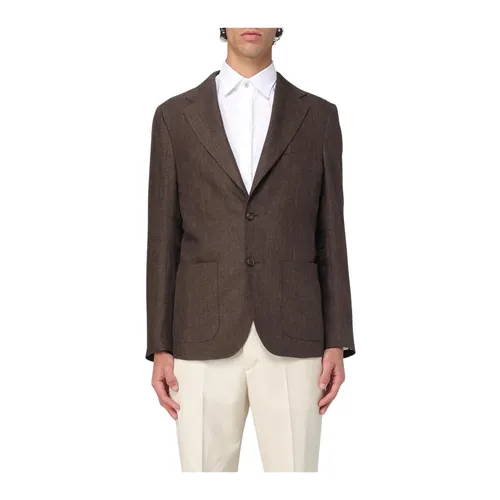 Fay - Jackets > Blazers - Brown - Fay - Modalova