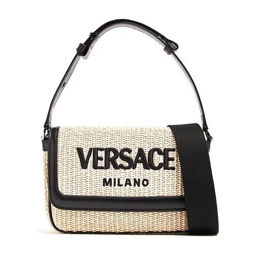 Versace - Bags > Handbags - Beige - Versace - Modalova