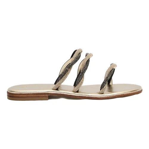 Shoes > Flip Flops & Sliders > Sliders - - Paola Fiorenza - Modalova