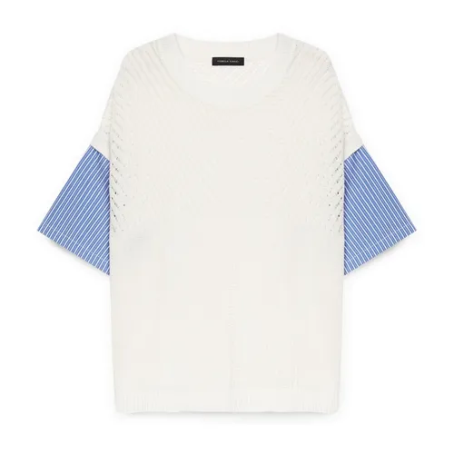 Knitwear > Round-neck Knitwear - - Fiorella Rubino - Modalova
