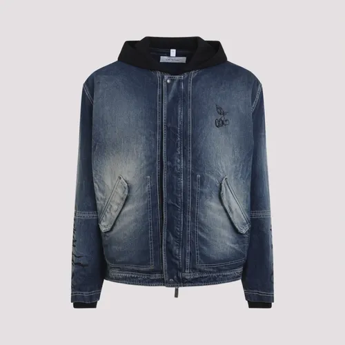 Jackets > Denim Jackets - - Off White - Modalova