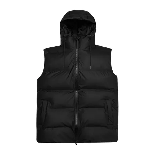Rains - Jackets > Vests - Black - Rains - Modalova