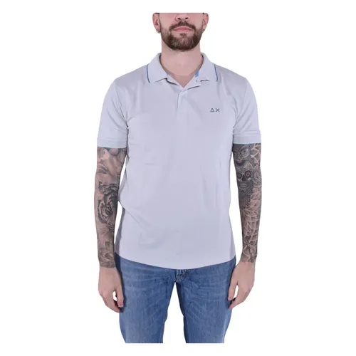 Sun68 - Tops > Polo Shirts - Gray - Sun68 - Modalova