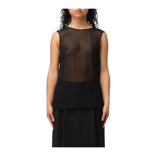 Tops > Sleeveless Tops - - Ami Paris - Modalova