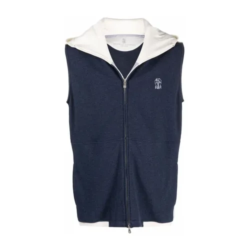 Jackets > Vests - - Brunello Cucinelli - Modalova