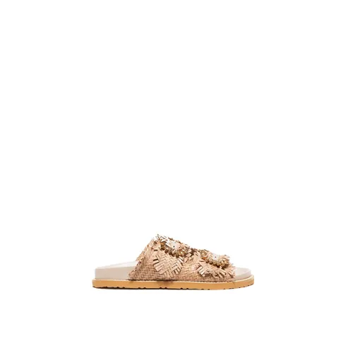 Shoes > Flip Flops & Sliders > Sliders - - Coral Blue - Modalova