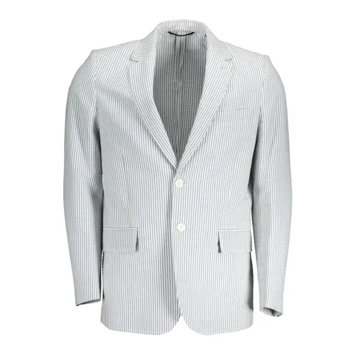 Gant - Jackets > Blazers - White - Gant - Modalova