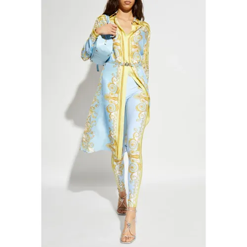 Trousers > Leggings - - Versace - Modalova