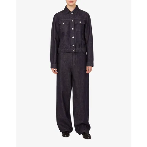 Jackets > Denim Jackets - - Moschino - Modalova
