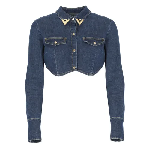 Blouses & Shirts > Denim Shirts - - Elisabetta Franchi - Modalova