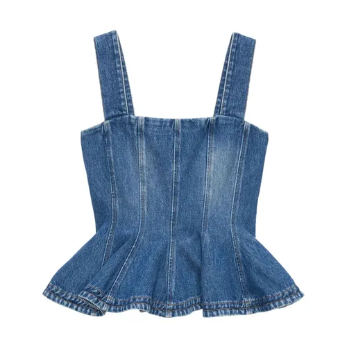 Tops > Sleeveless Tops - - Msgm - Modalova