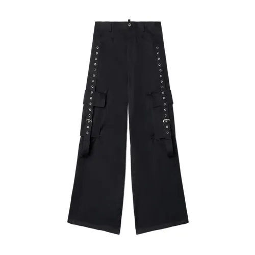 Trousers > Wide Trousers - - Off White - Modalova