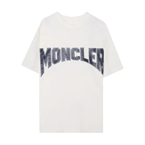 Moncler - Tops > T-Shirts - White - Moncler - Modalova