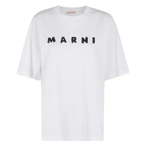 Marni - Tops > T-Shirts - White - Marni - Modalova