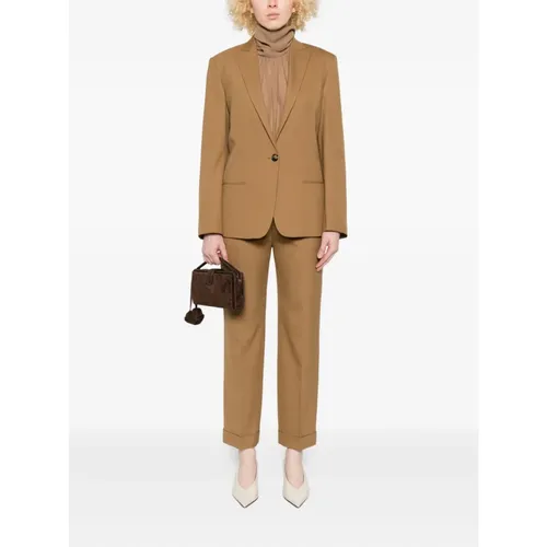 Trousers > Straight Trousers - - Alberta Ferretti - Modalova