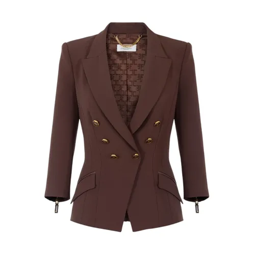 Jackets > Blazers - - Elisabetta Franchi - Modalova