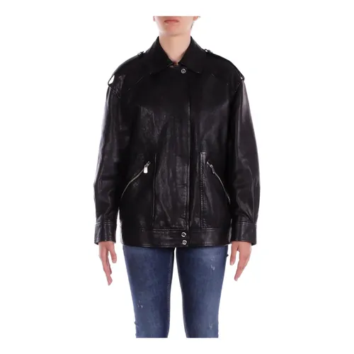 Jackets > Leather Jackets - - Pinko - Modalova