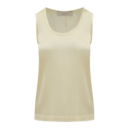 Tops > Sleeveless Tops - - Jucca - Modalova