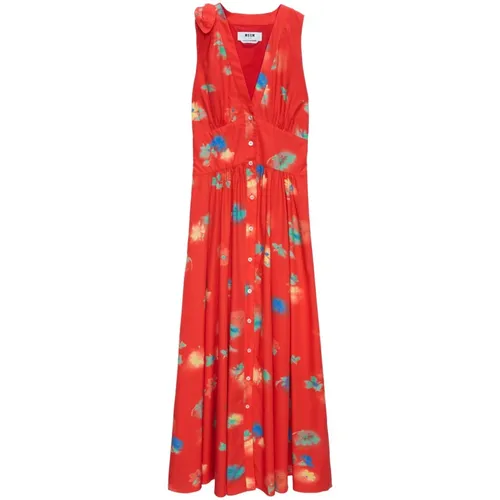 Dresses > Day Dresses > Maxi Dresses - - Msgm - Modalova