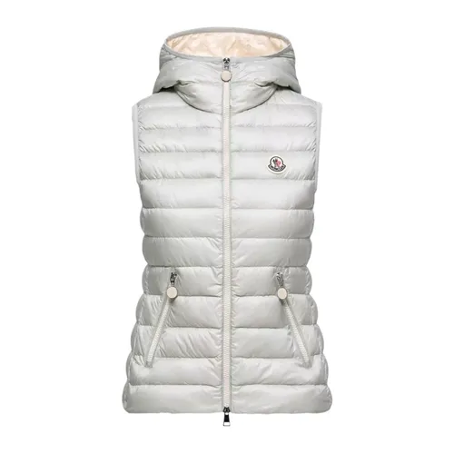 Moncler - Jackets > Vests - White - Moncler - Modalova