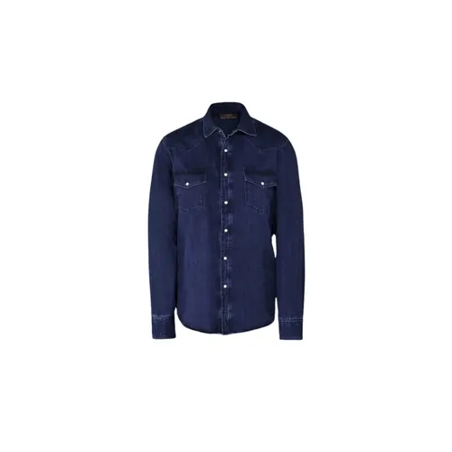 Shirts > Denim Shirts - - Moorer - Modalova
